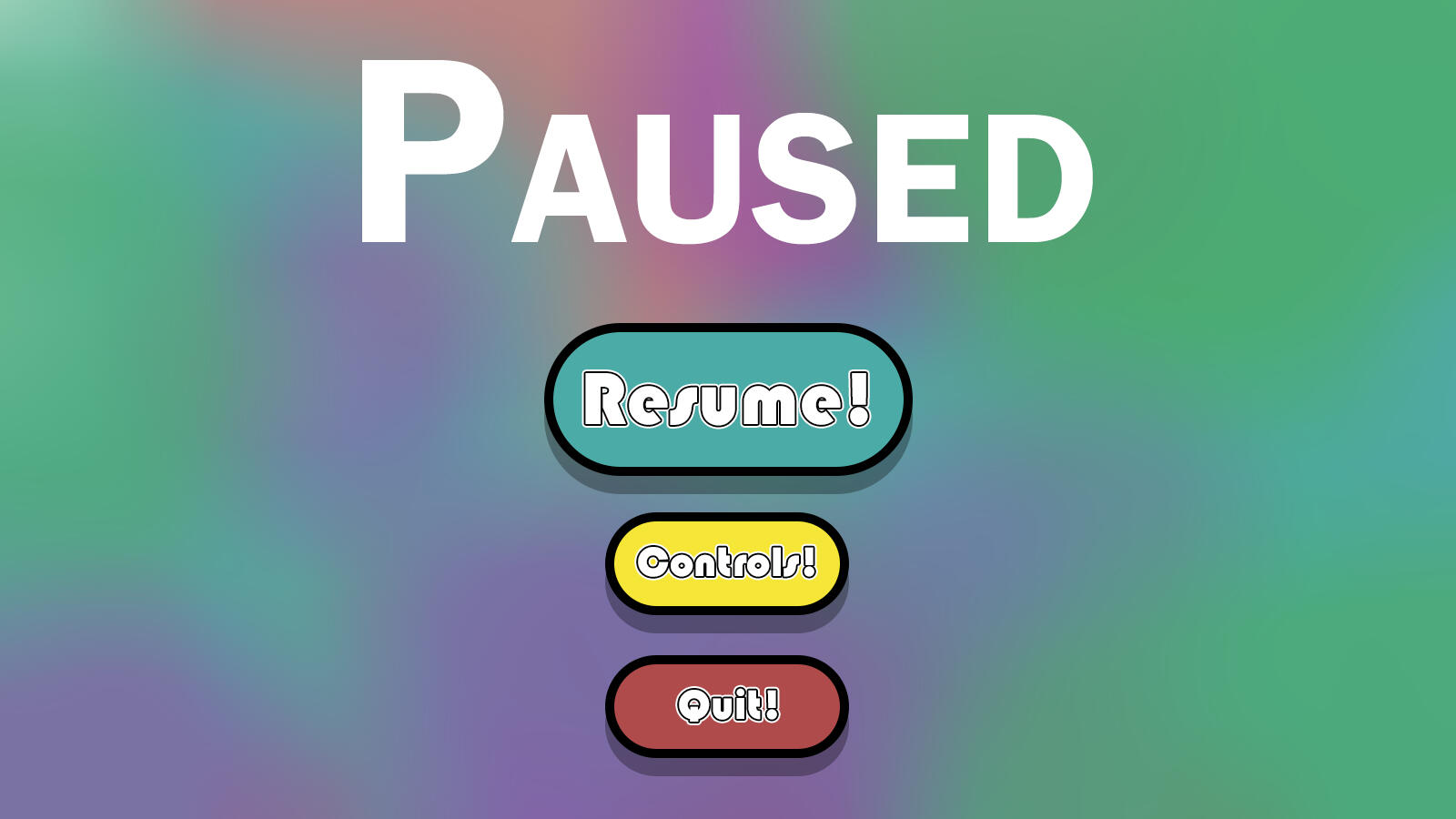 Pause Menu Concept Pause Menu Concept