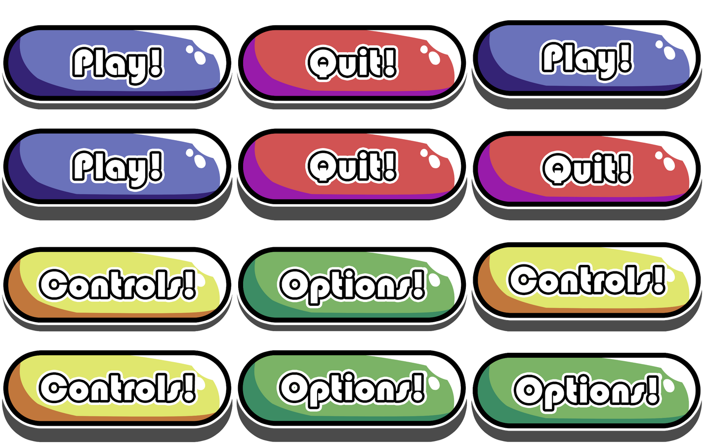 Menu Buttons Menu Buttons