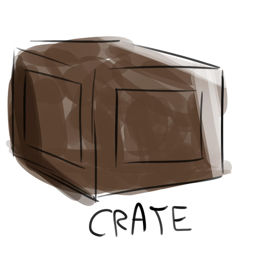 Crate Concept Art Crate Concept Art